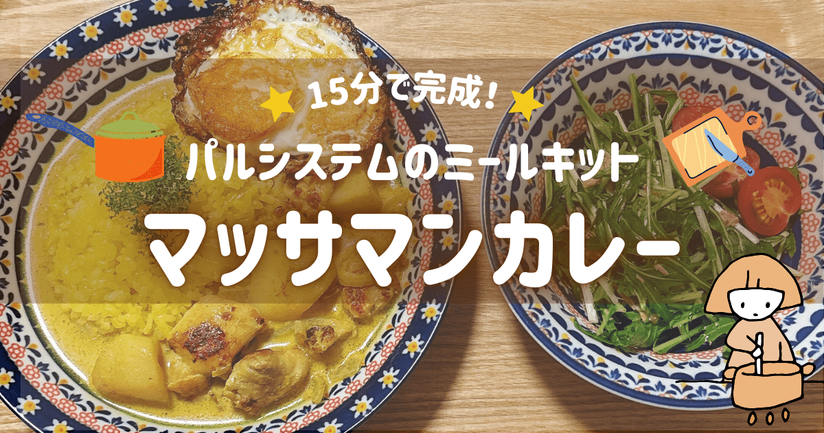 パルシステムのミールキット　マッサマンカレー